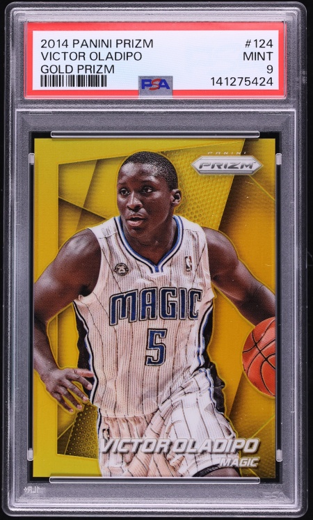 2014 Panini Prizm Gold Victor Oladipo /10 #124 PSA 9 MINT - Photo 1
