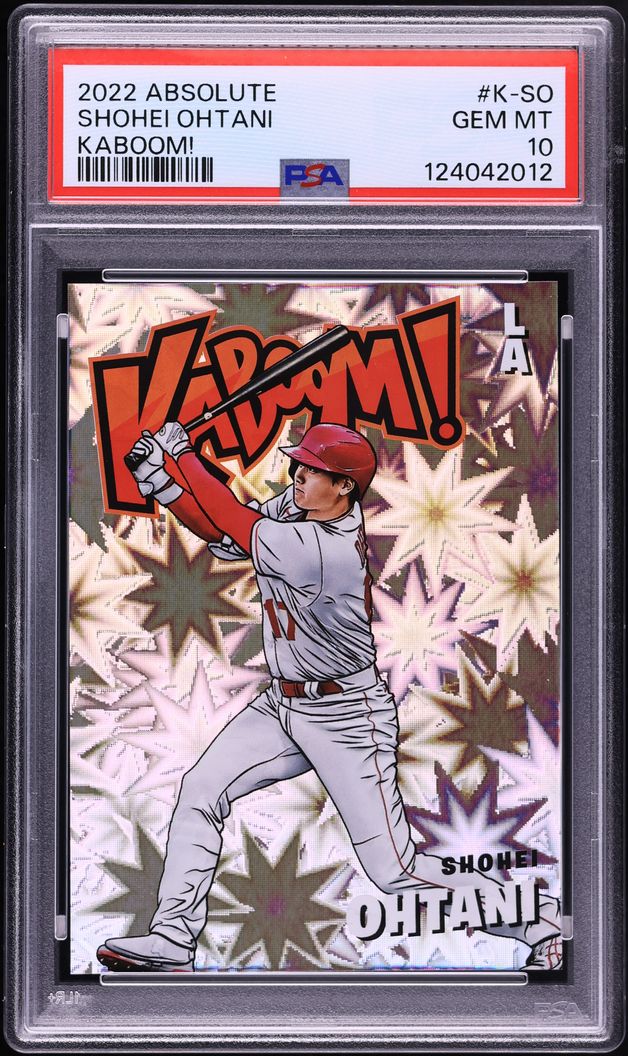 2022 Absolute Kaboom! Shohei Ohtani #K-SO PSA 10 GEM MINT