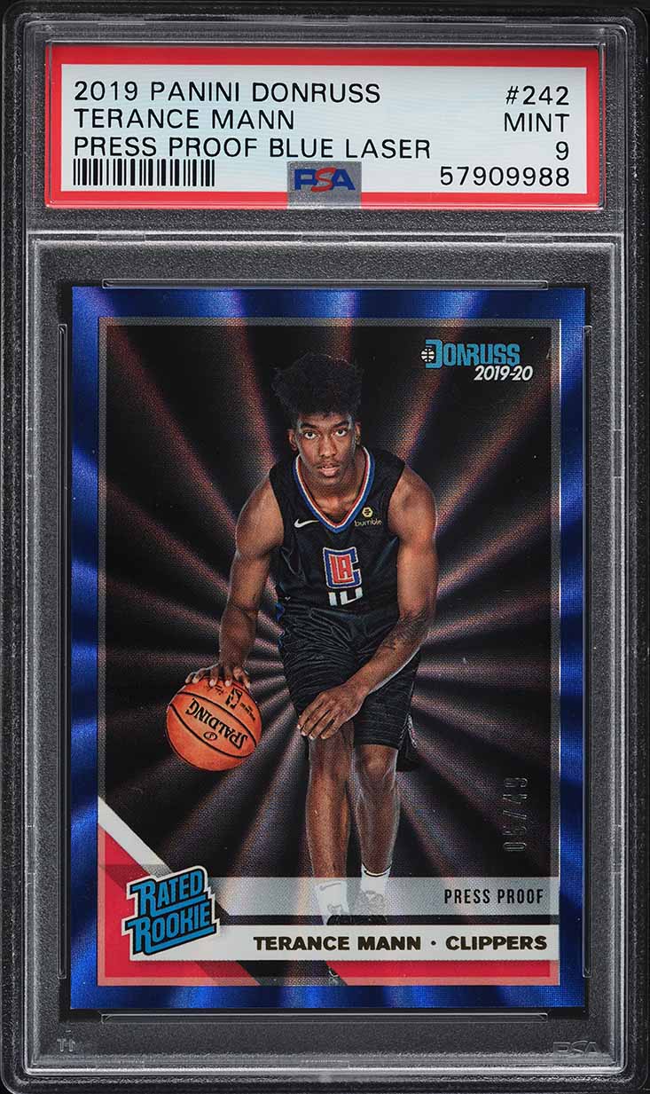 2023-24 Panini Mosaic Mosaic White #14 Terance Mann on Fanatics