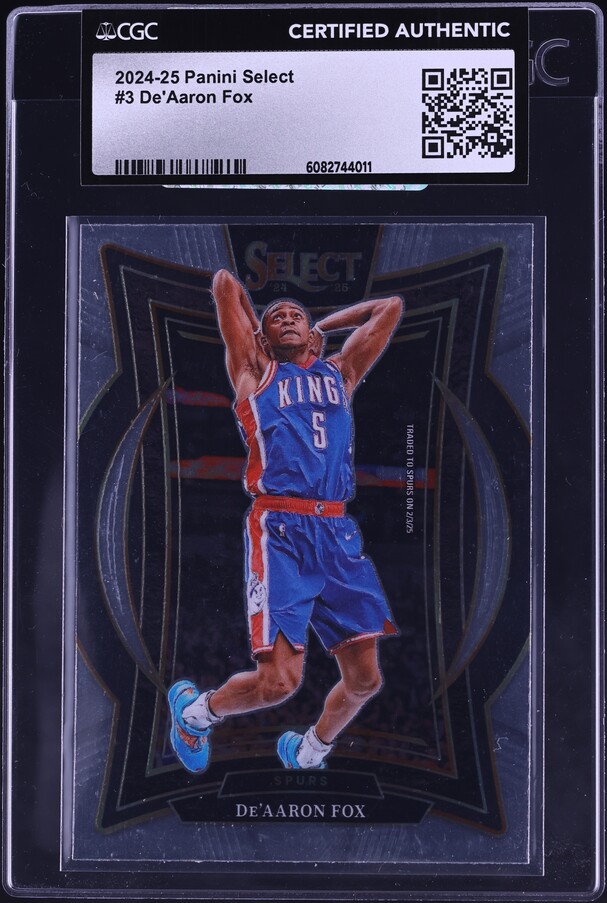 De'Aaron Fox RC autograph /199シリ silver 2017 Select Signatures Silver De'Aaron Fox ROOKIE AUTO /199 #RS