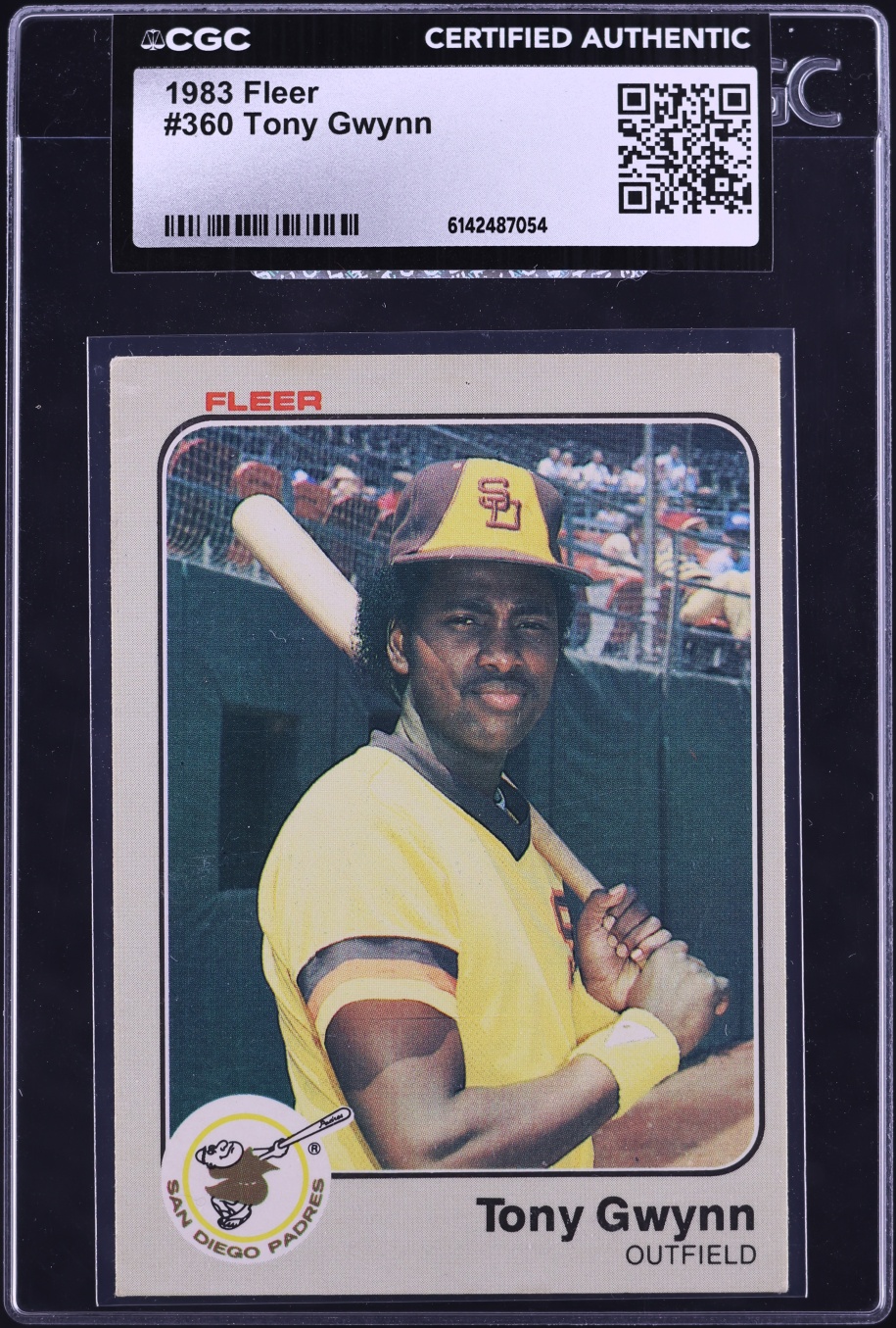 1983 Fleer Tony Gwynn ROOKIE #360 CGC AUTH