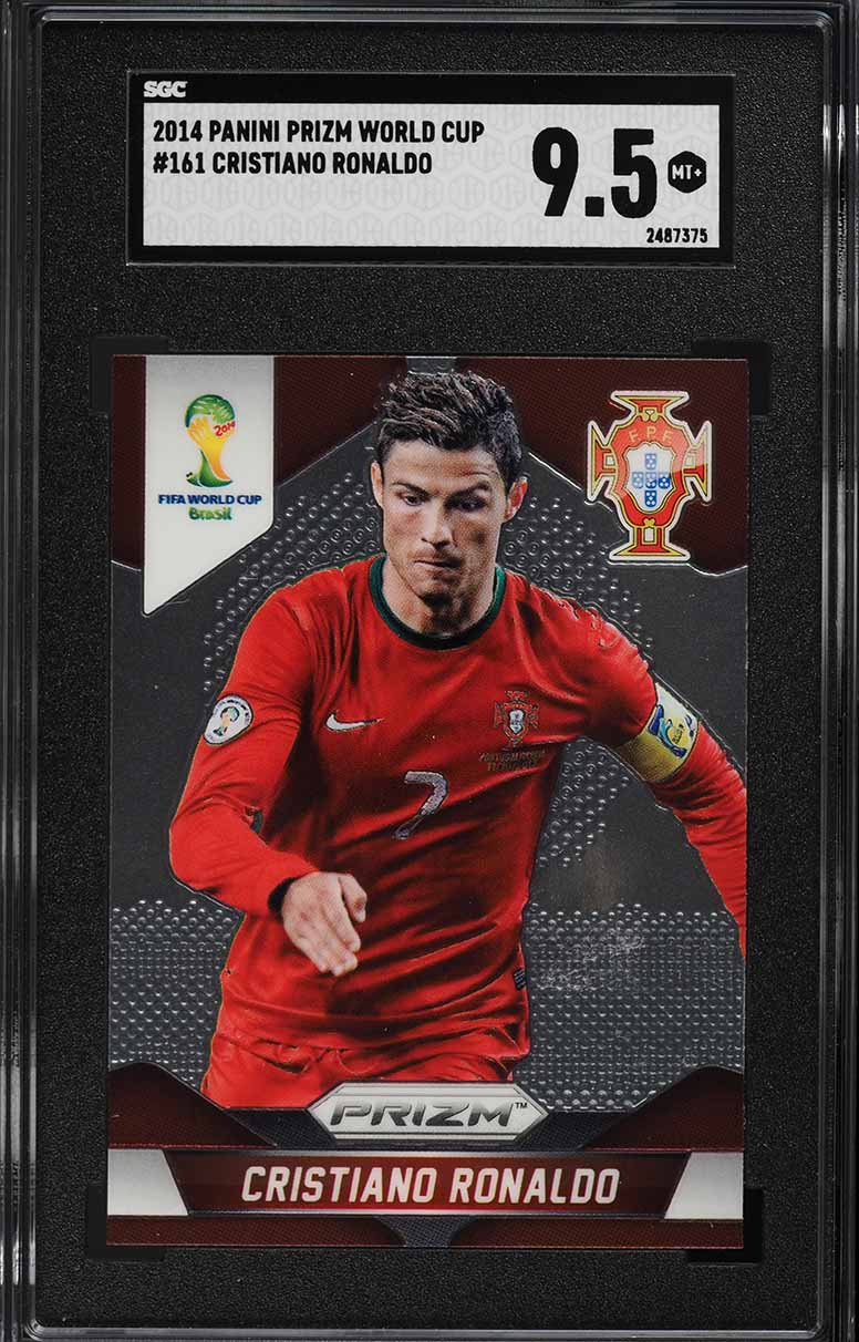 2014 Panini Prizm World Cup Cristiano Ronaldo #161 PSA 9
