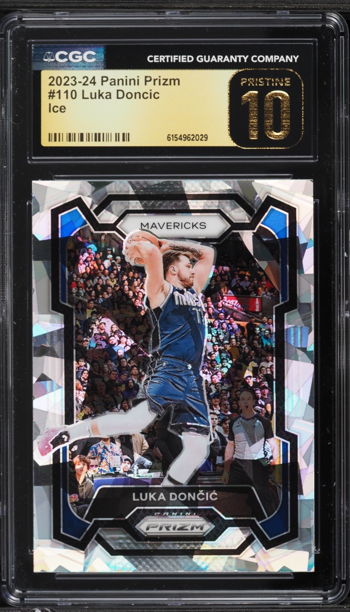 2023 Panini Prizm Ice Luka Doncic #110 CGC 10 PRISTINE