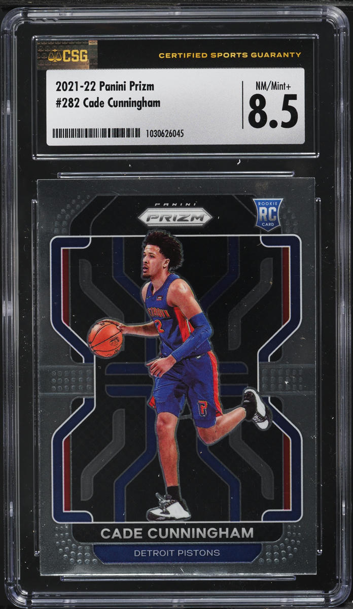 2021 Panini Prizm Cade Cunningham ROOKIE #282 CSG 8.5 NM-MT+