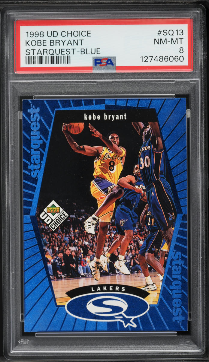 1998 Upper Deck Choice Starquest Blue Kobe Bryant #SQ13 PSA 8 NM-MT