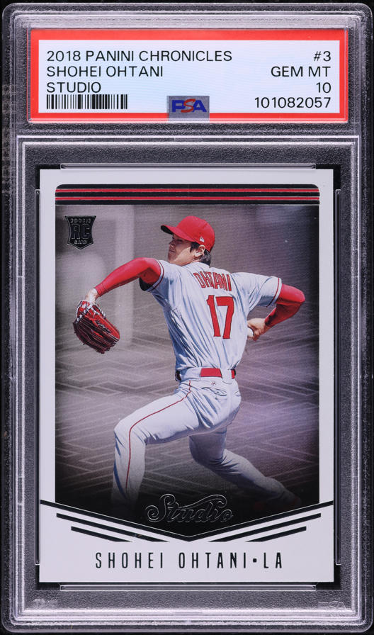 2018 Panini Chronicles Shohei Ohtani ROOKIE #30 PSA 9 MINT