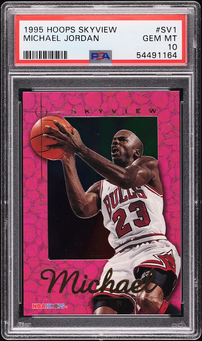 1995 Hoops Skyview Michael Jordan #SV1 PSA 10 GEM MINT