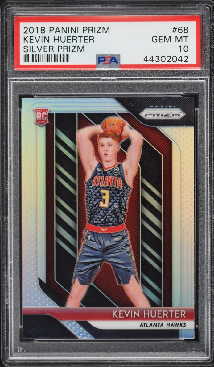 2018 Panini Prizm Silver Kevin Huerter ROOKIE #68 PSA 10 GEM MINT