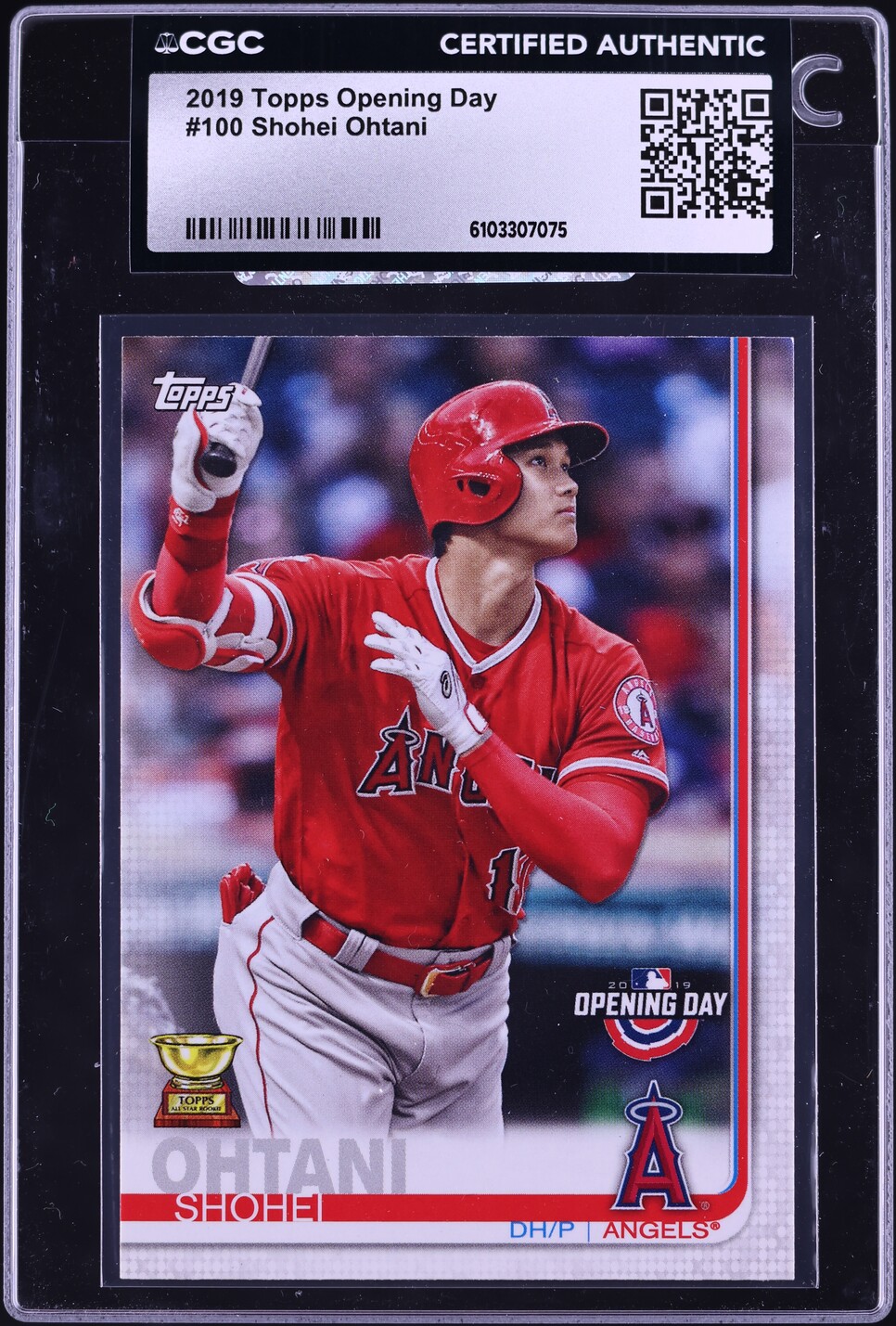 2019 Topps Opening Day Shohei Ohtani #100 CGC AUTH