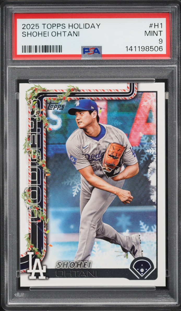 2025 Topps Holiday Shohei Ohtani #H1 PSA 9 MINT