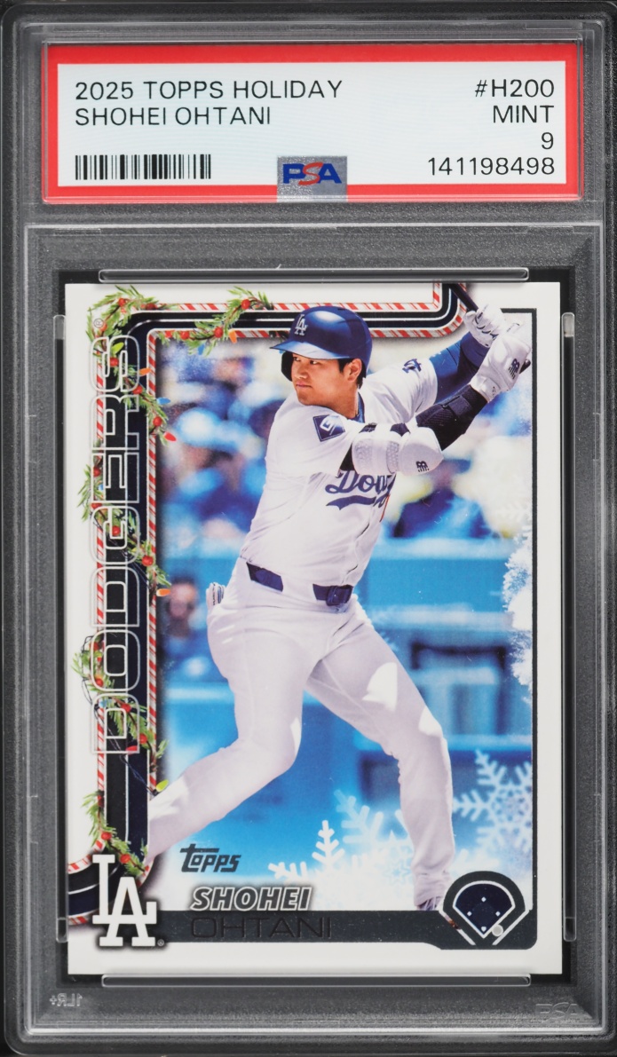 2025 Topps Holiday Shohei Ohtani #H200 PSA 9 MINT