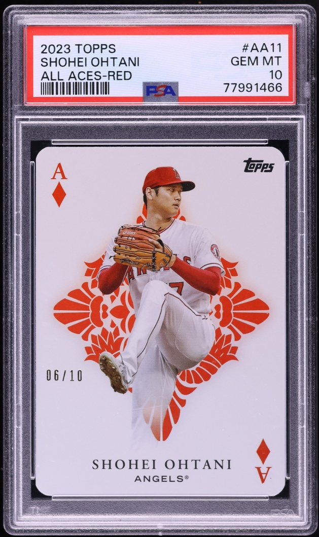2023 Topps All Aces Red Shohei Ohtani /10 #AA11 PSA 10 GEM MINT