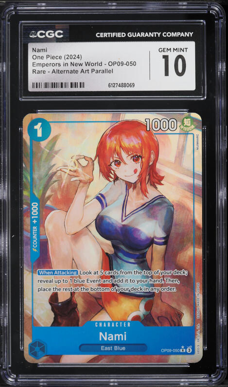 2024 One Piece Wings Of The Captain TR Nami #ST01-007 PSA 10 GEM