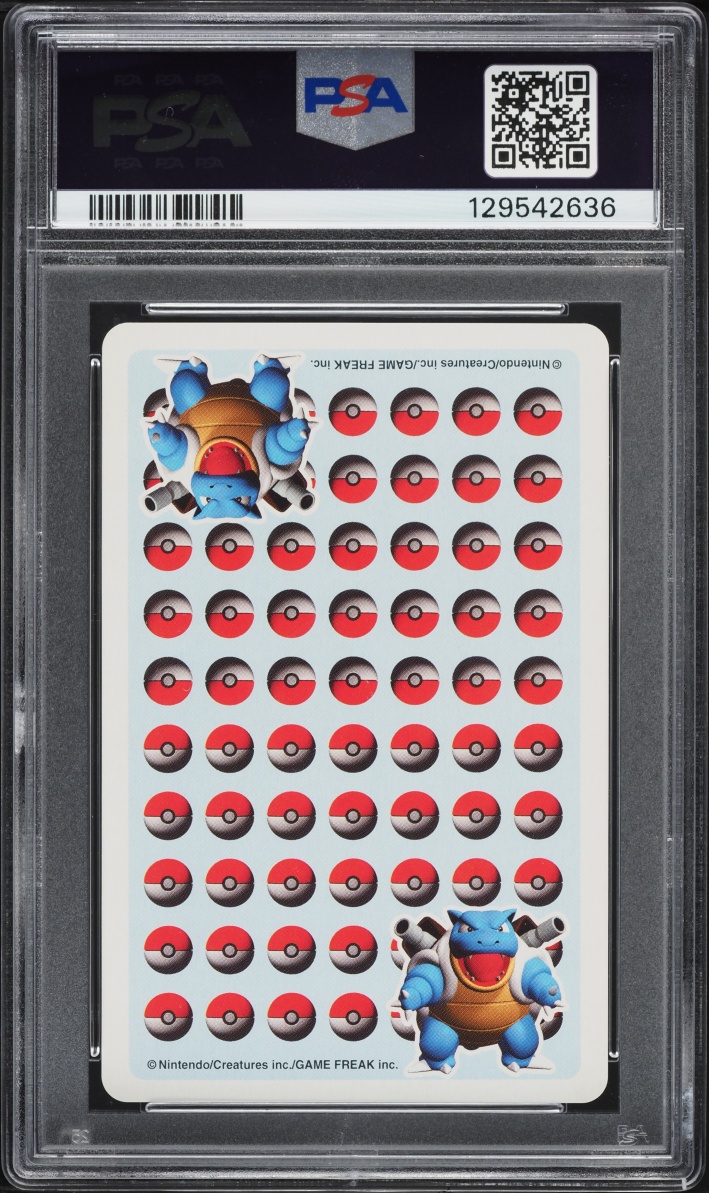 1998 Pokemon Japanese Stadium Blue Version Playing Cards Ace Of Clubs Mewtwo PSA 9 MINT