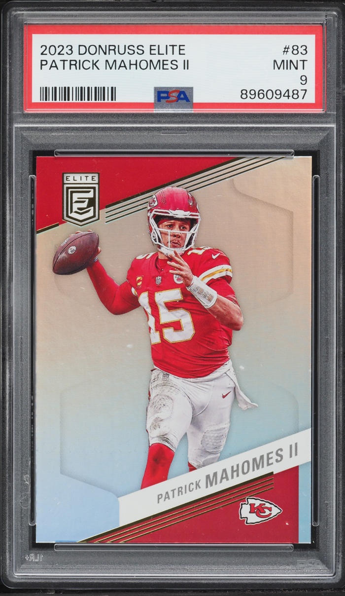 2023 Donruss Elite Patrick Mahomes II #83 PSA 9 MINT