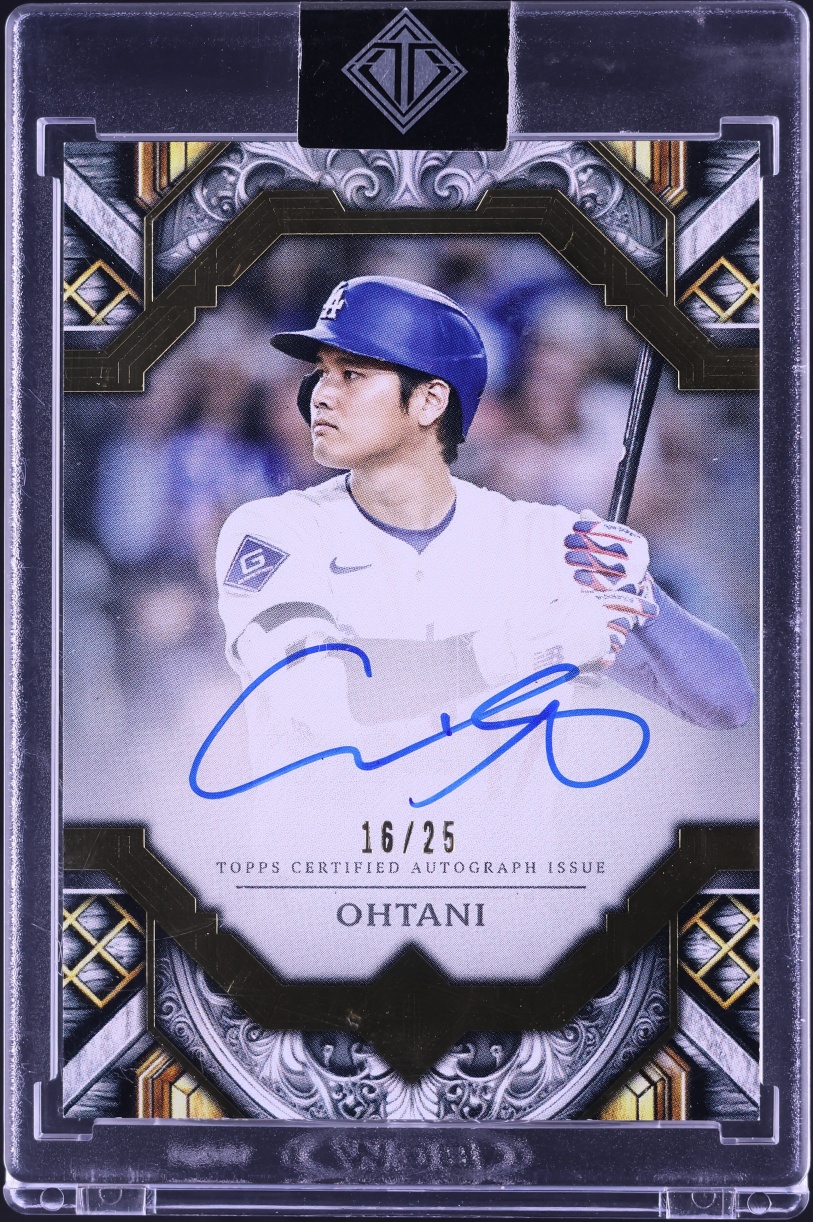 2025 Topps Transcendent Collection Shohei Ohtani AUTO /25 #TAC-SO
