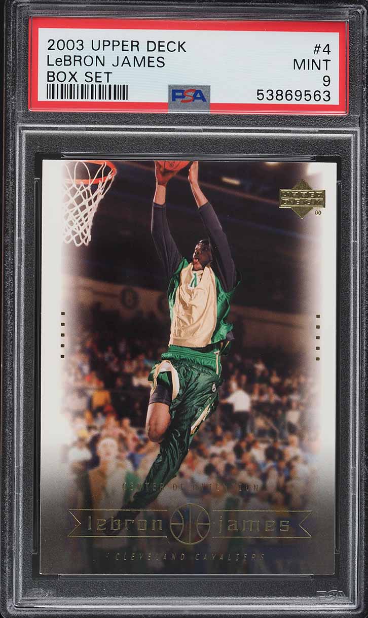 その他 2003 UD Lebron james RC PSA 9 LEBRON JAMES 2003 UPPER DECK TOP PROSPECTS #3 ROOKIE RC PSA