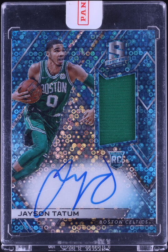 2017 Panini Prizm Mosaic Jayson Tatum ROOKIE RC AUTO /99 #26