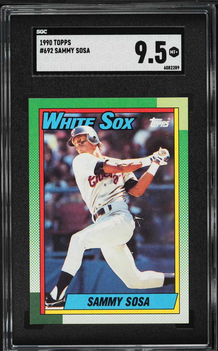 1990 Topps Sammy Sosa ROOKIE #692 SGC 9.5 MINT+