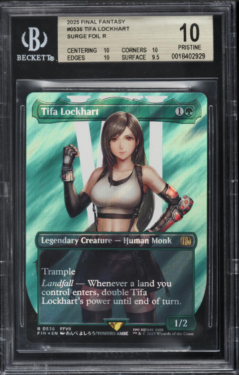 2025 Magic The Gathering MTG Final Fantasy Surge Foil Tifa