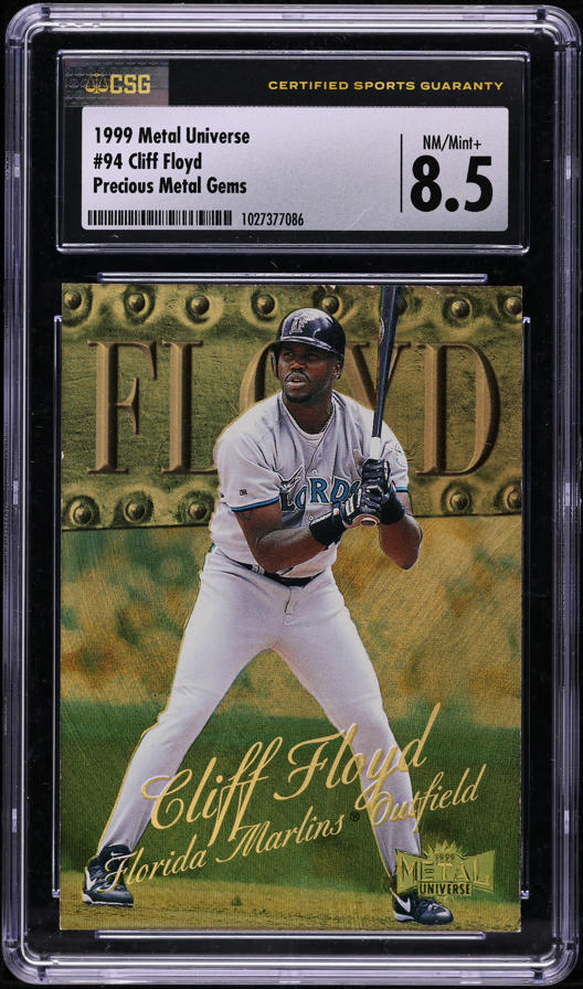 1999 Metal Universe Precious Metal Gems PMG Ken Griffey Jr