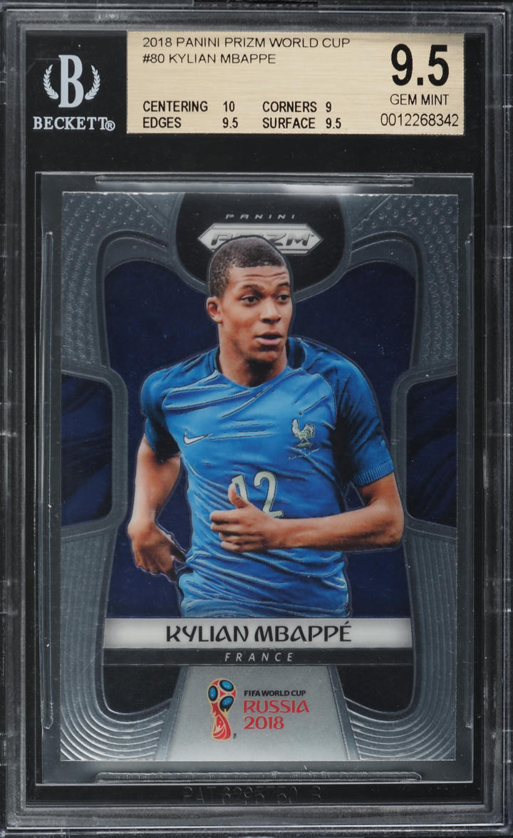 PANINI Prizm Russia 2018 カード ムバッペ エンバペ 2018 Panini Prizm World Cup Soccer #80 Kylian Mbappe France