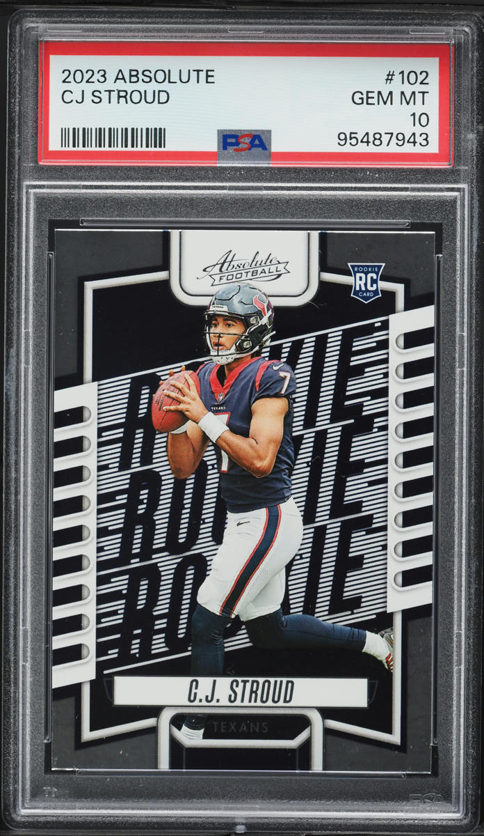 2023 Absolute Football CJ Stroud ROOKIE #102 PSA 10 GEM MINT