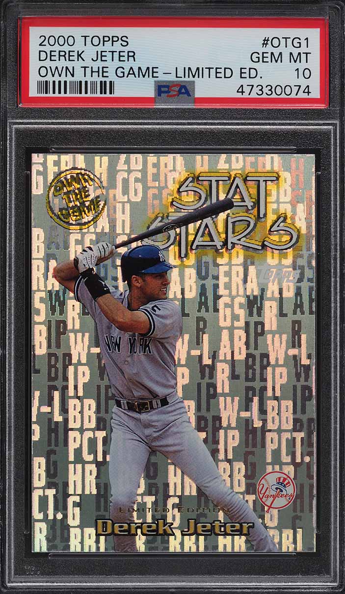 2000 Topps Own The Game Limited Edition Derek Jeter #OTG1 PSA 10 GEM MINT