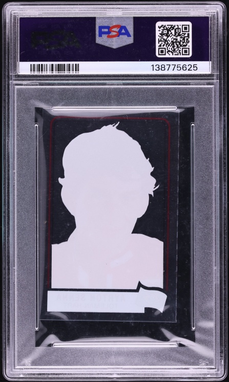1984 Panini Formula 1 F1 Grand Prix Scratch N' Play Ayrton Senna ROOKIE PSA 7 NRMT