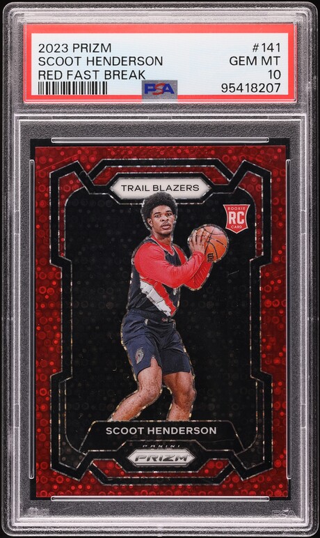 その他 SCOOT HENDERSON PRIZM DRAFT VENOM PSA10 2023 Panini Draft Picks - Venom Prizm #24 - Scoot Henderson