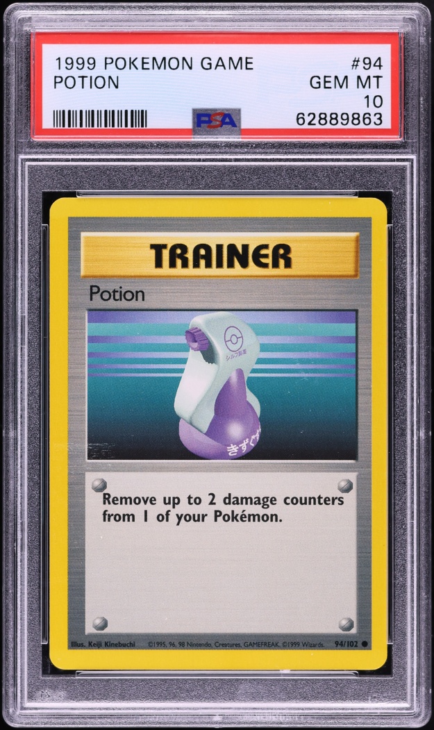 1999 Pokemon Base Set Potion #94 PSA 10 GEM MINT