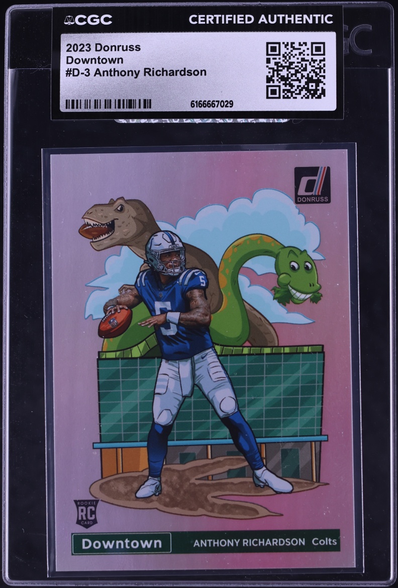 2023 Donruss Downtown Anthony Richardson ROOKIE #D-3 CGC AUTH