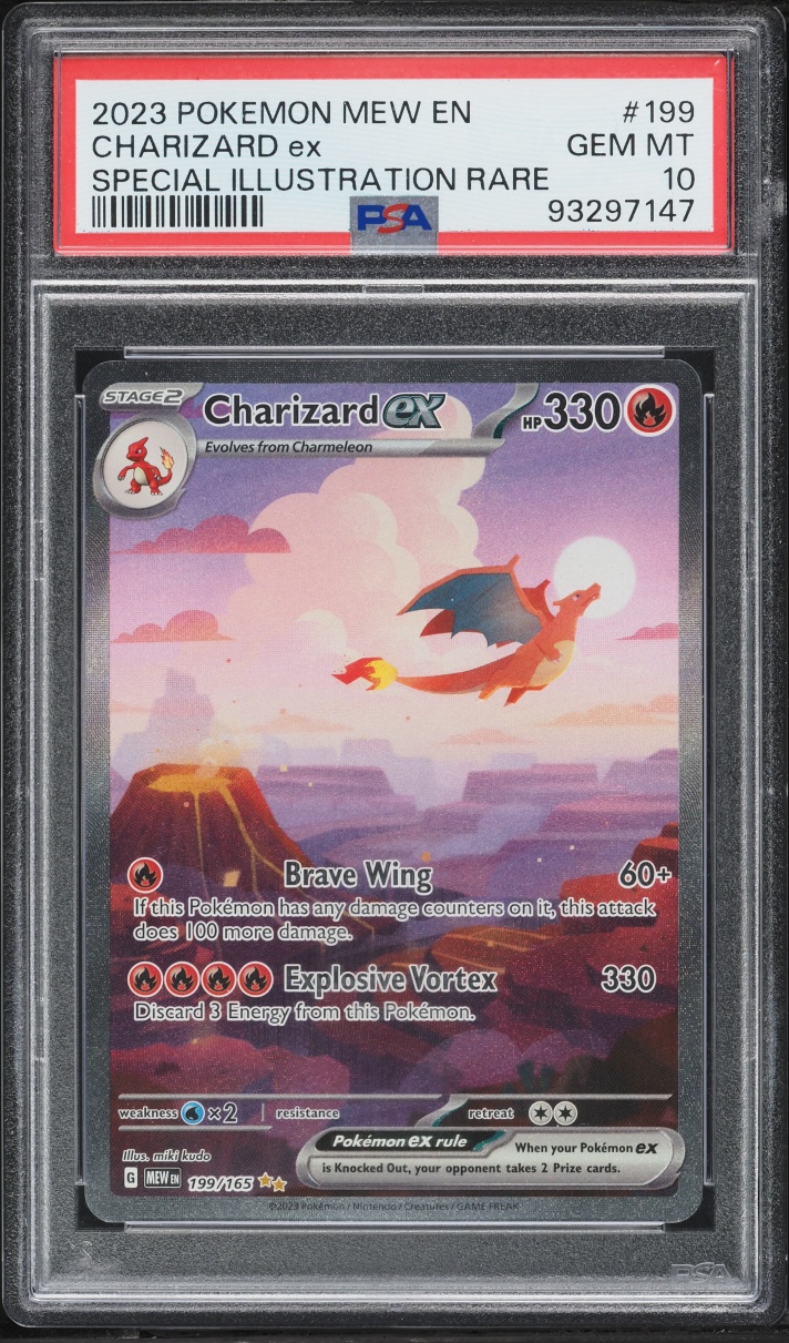 2023 Pokemon Scarlet & Violet 151 SIR Charizard EX #199 PSA 10 GEM MINT