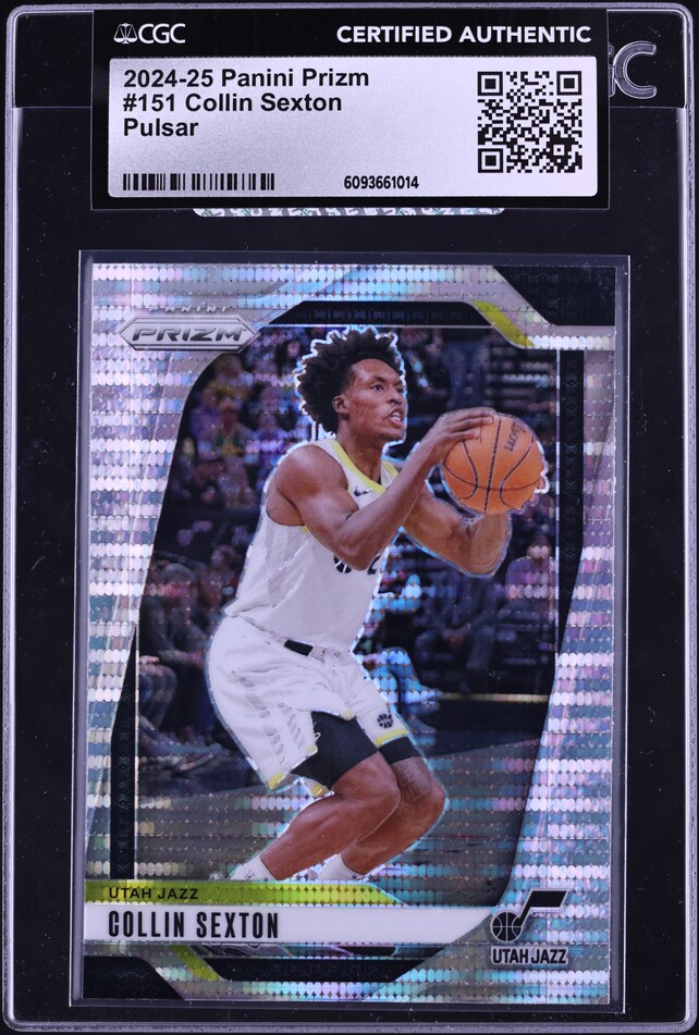 2018 Select Zebra Prizms Collin Sexton SP ROOKIE RC #172 BGS 10