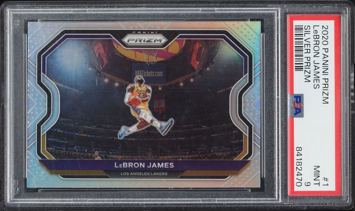 2020 Panini Prizm Silver LeBron James #1 PSA 9 MINT