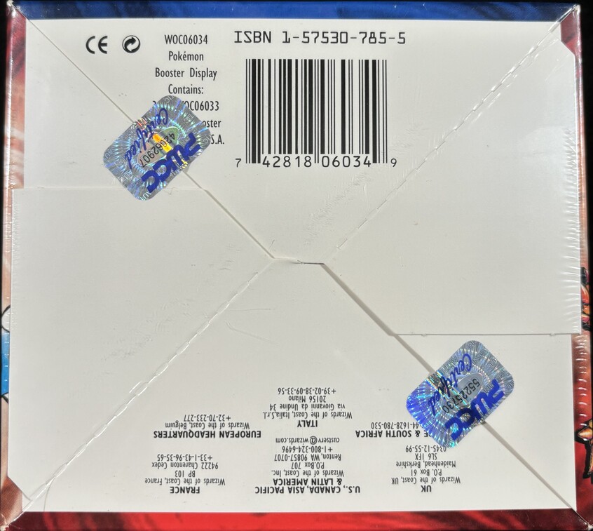 2005 pokemon booster box EX