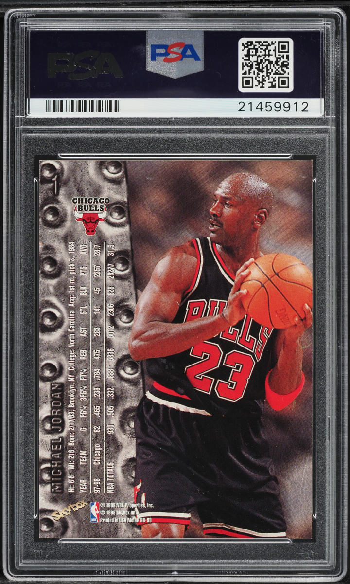 1998 Metal Universe Basketball Michael Jordan #1 PSA 10 GEM MINT