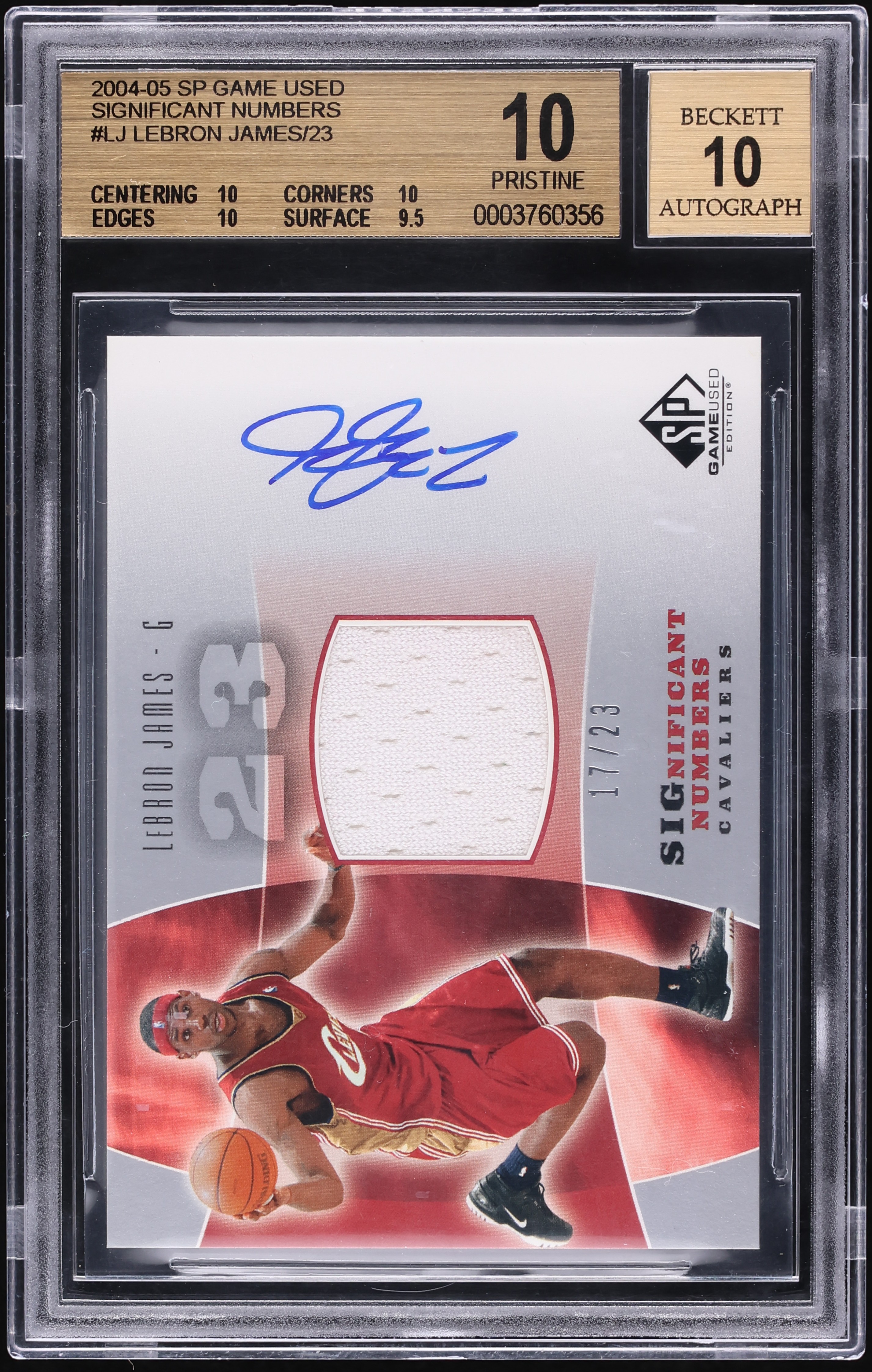 SP Authen Lebron James 23枚限定 直筆サインカード SP Authen Lebron James 23枚限定 直筆サインカード SP Authen