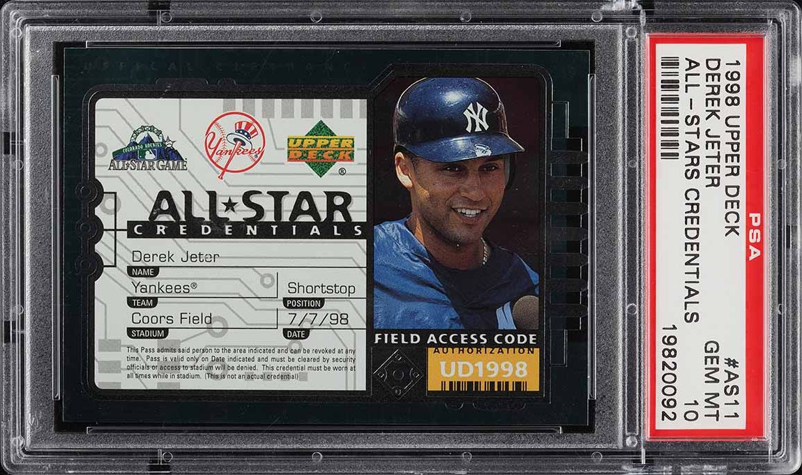 ☆激レア☆【upper deck】hit brigade DEREK JETER 2003 Upper Deck