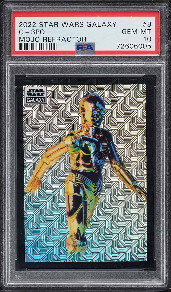 2021 Topps Chrome Star Wars Galaxy Refractor Jedi a La Kurosawa