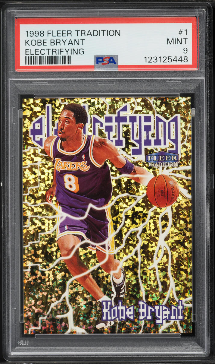 1998 Fleer Tradition Electryfying Kobe Bryant #1E PSA 9 MINT