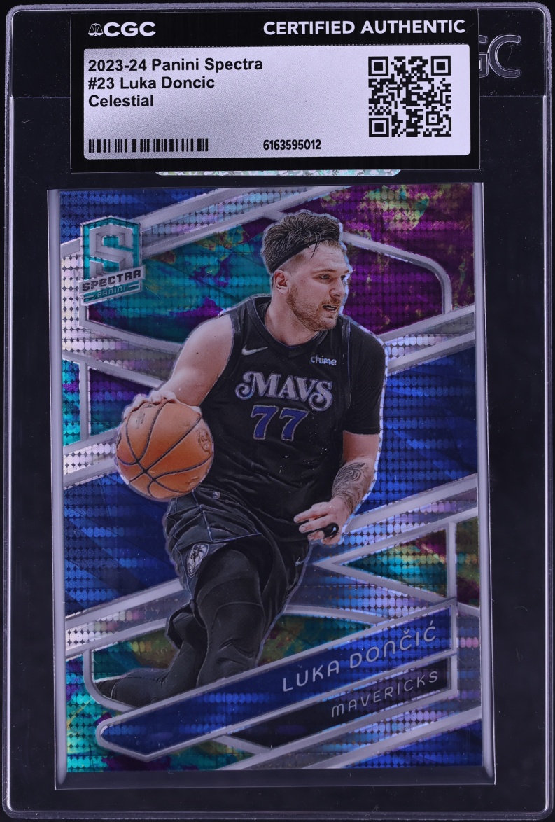 2023 Panini Spectra Celestial Luka Doncic /125 #23 CGC AUTH