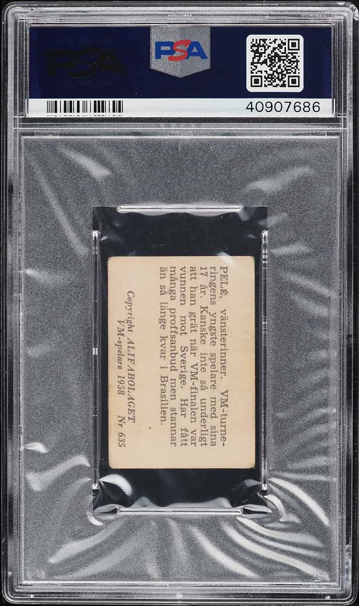 1958 Alifabolaget Pele ROOKIE #635 PSA 4 VGEX