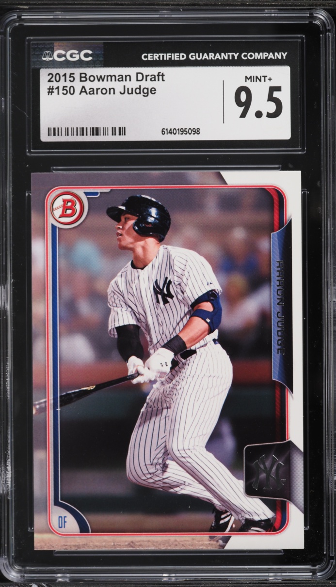 2015 Bowman Draft Aaron Judge PROSPECT #150 CGC 9.5 MINT+