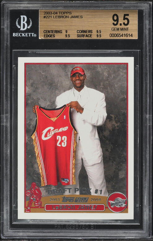 2003 Upper Deck Future All-Star Die-Cut LeBron James ROOKIE #E15