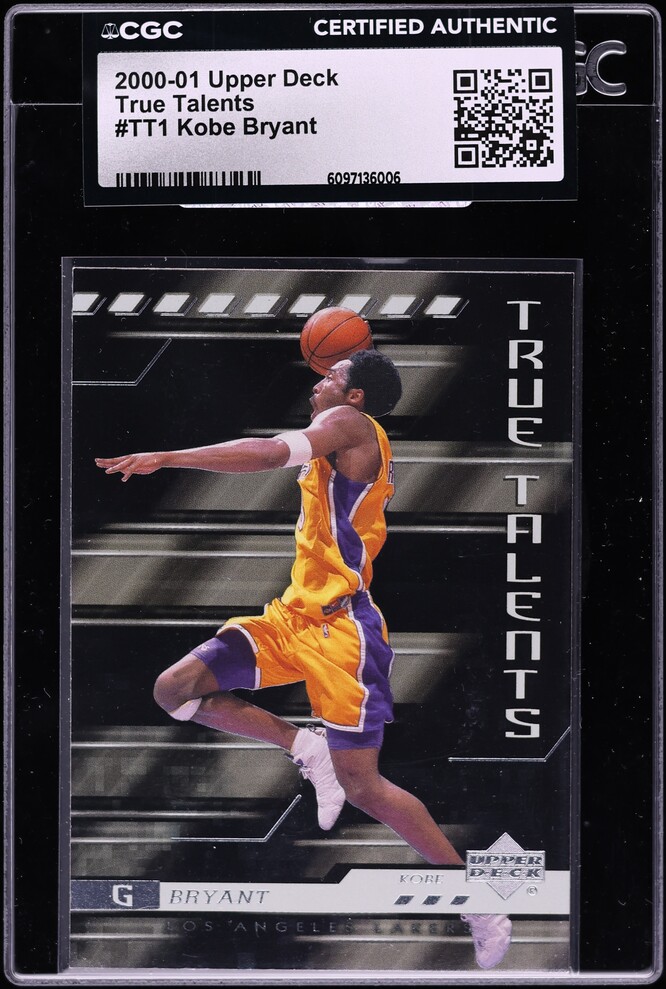 2000 Upper Deck True Talents Kobe Bryant #TT1 CGC AUTH