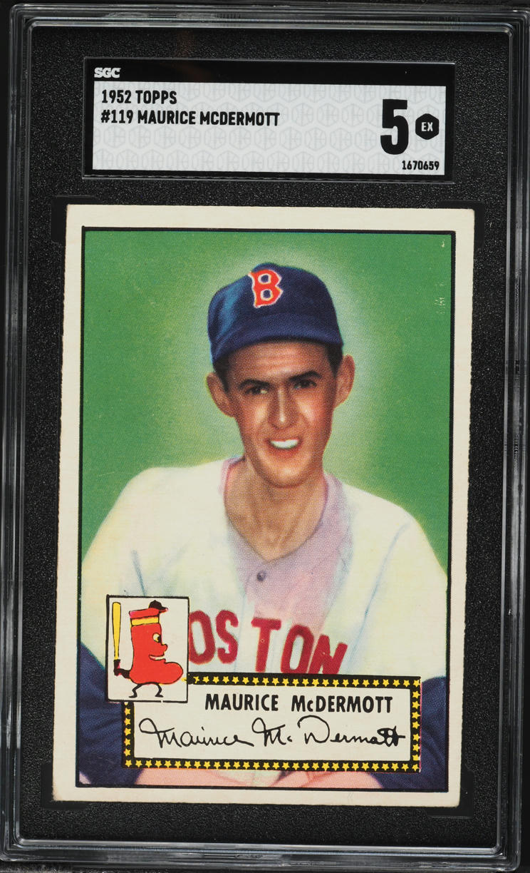 1952 Topps Maurice McDermott #119 SGC 5 EX