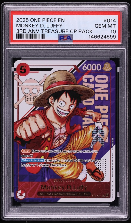 2025 One Piece Promo Bandai Card Games Fest '25-26 Monkey D. Luffy