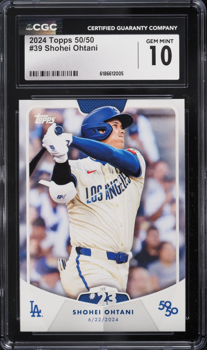 2024 Topps 50/50 Shohei Ohtani #39 CGC 10 GEM MINT