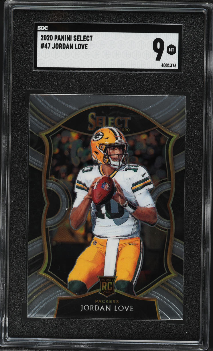 2020 Select Concourse Jordan Love ROOKIE #47 SGC 9 MINT